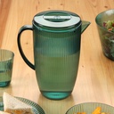 Jarra transparente verde