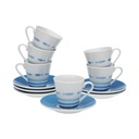 Set 6 tazas café Oceanic