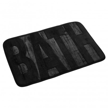 [21880140] Alfombra baño Bath negra