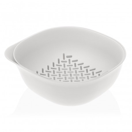 [21890081] Set bol escurridor blanco