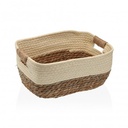 Cesta fibra vegetal asas 31x23 beige