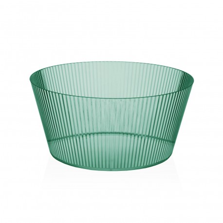 Bol pequeño transparente verde