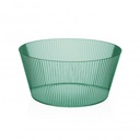 Bol pequeño transparente verde