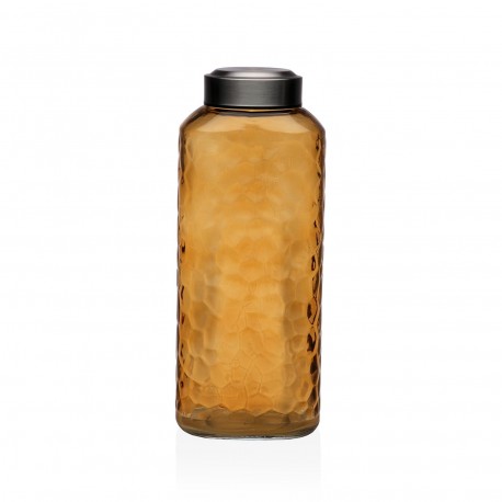 [22500098] Botella cristal 1.3L naranja