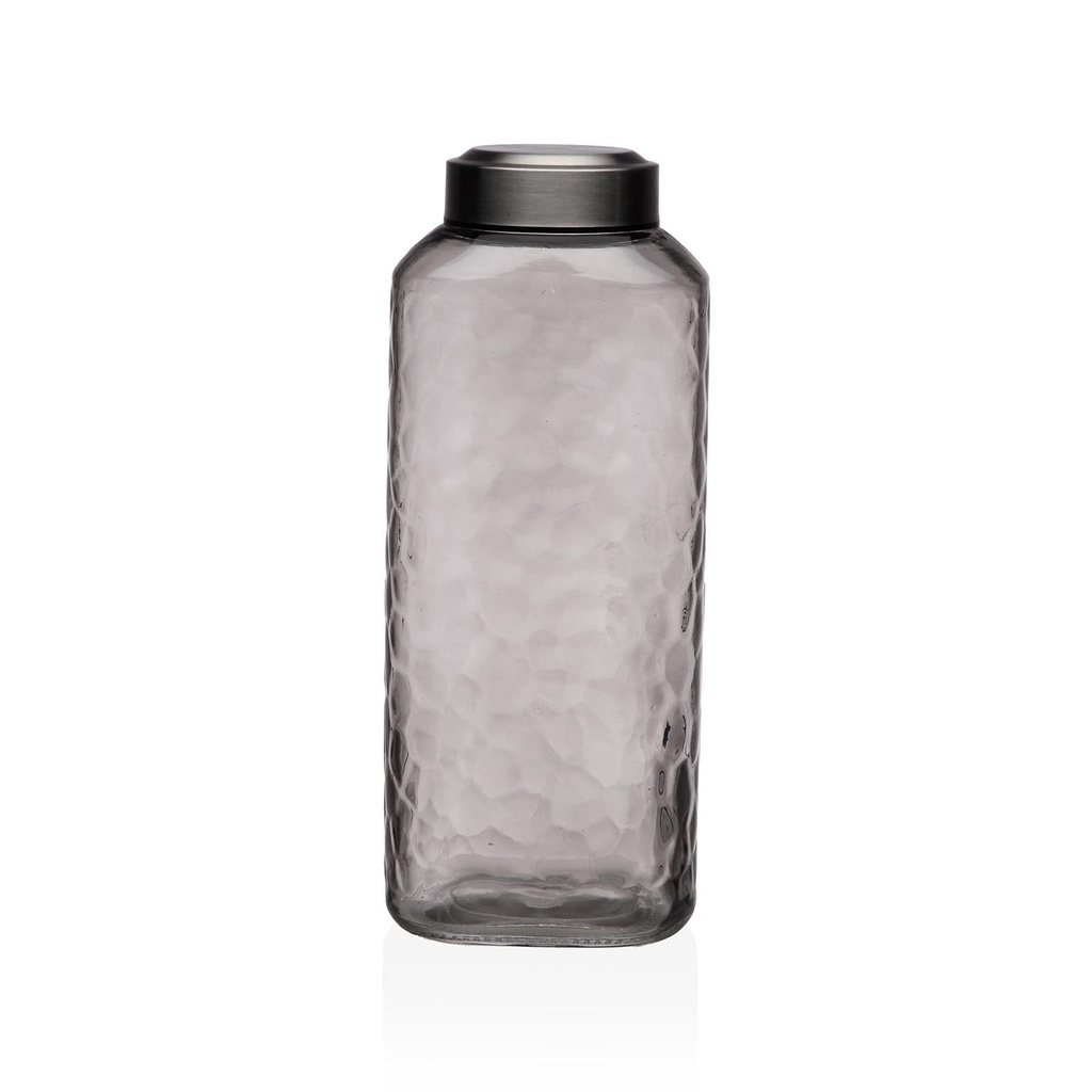 [22500100] Botella cristal 1.3L gris