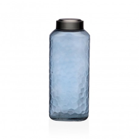 Botella cristal 1.3L azul