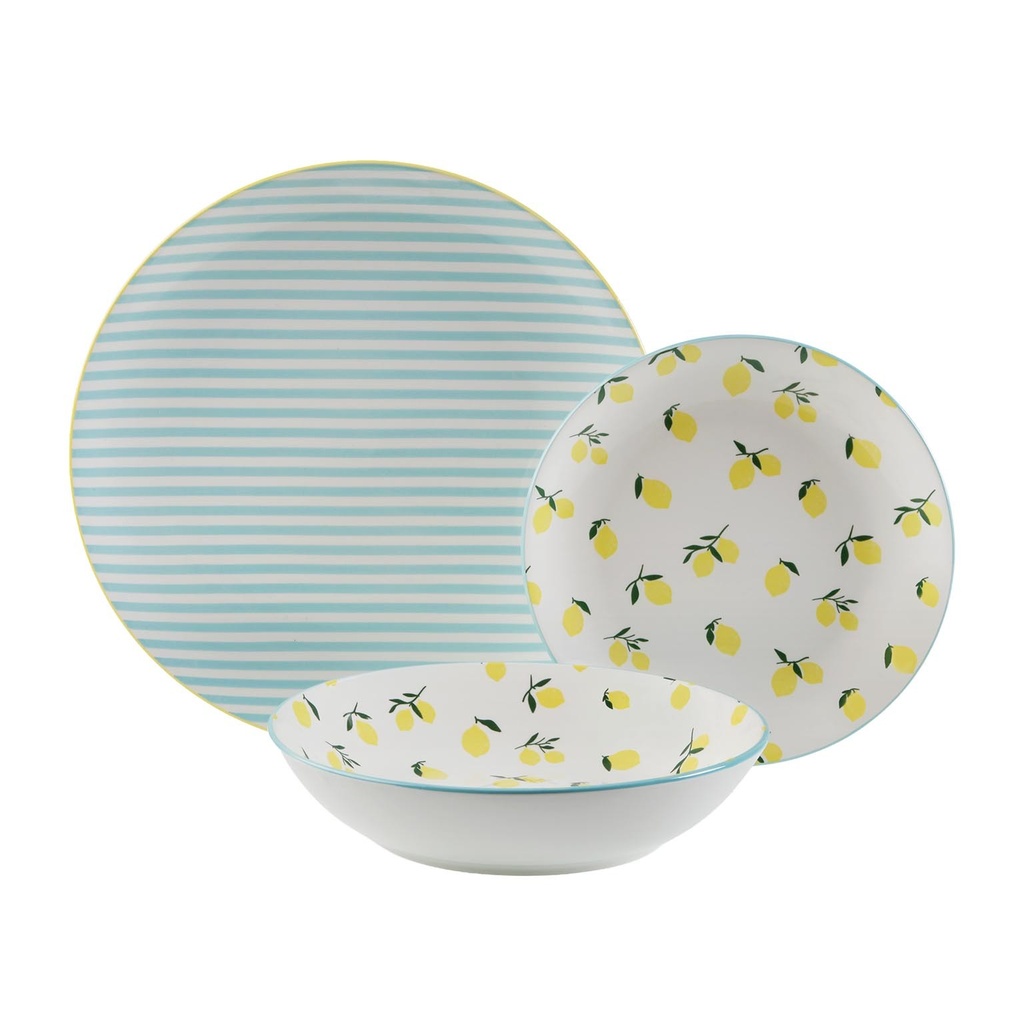 [22590076] Vajilla Lemon Lines