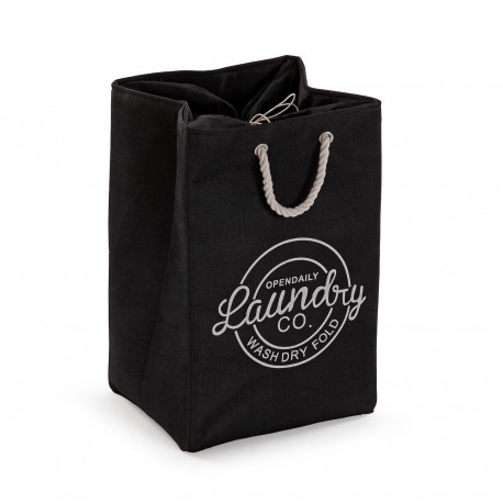 [22910005] Cesto ropa Laundry negro