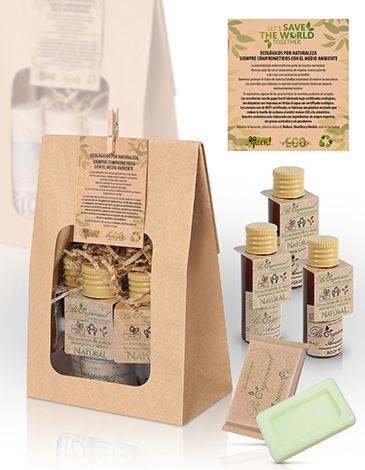 [32101] Set de Higiene Corporal Biorganical en Bolsa Kraft Eco